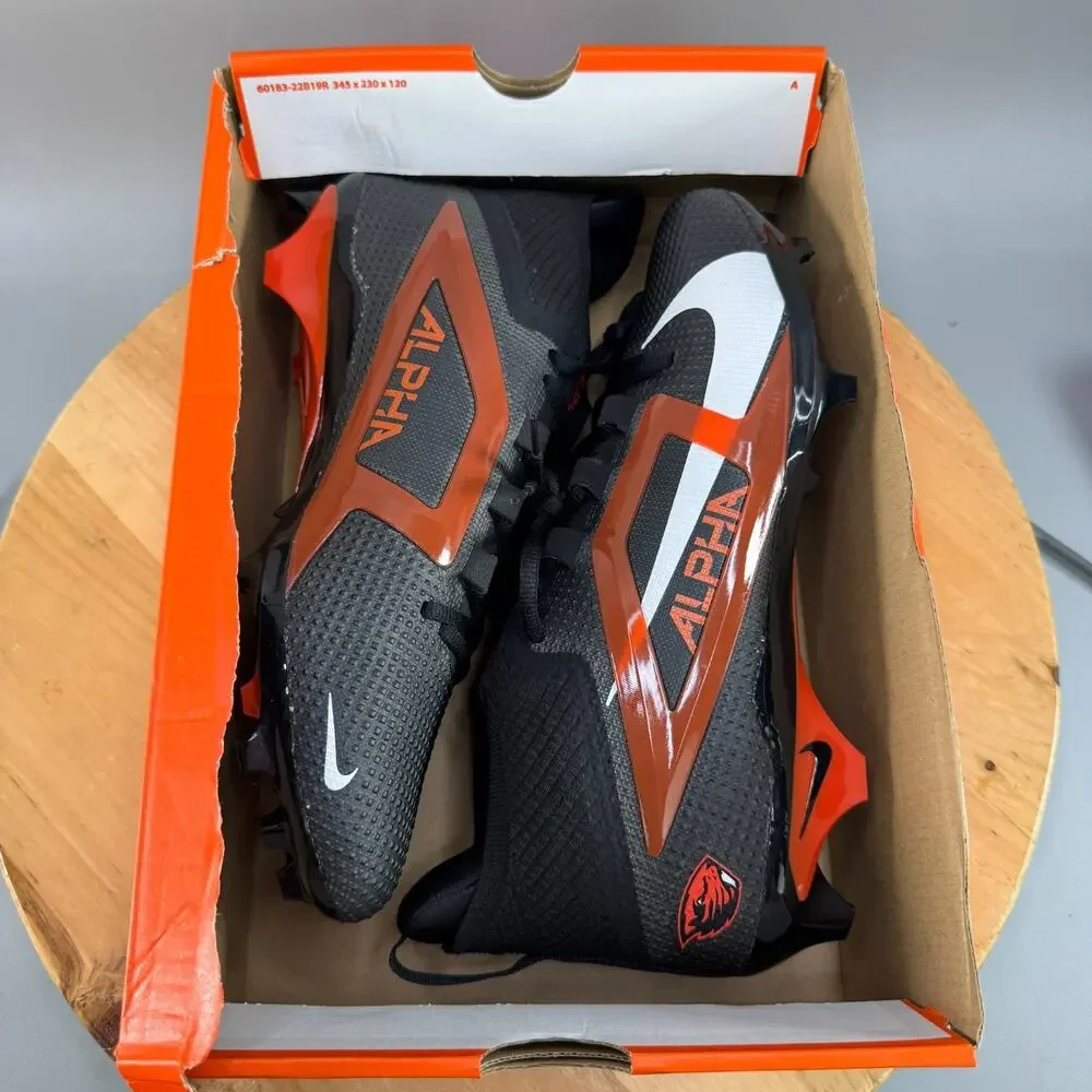 Nike Alpha Menace Elite 4 SMU W Men Size 12 Oregon State Beavers Football Cleats